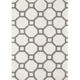 thumbnail image 1 of Dynamic Rugs SI7105903119 6 ft. 7 in. x 9 ft. 6 in. Silky Shag 5903 Rectangle Contemporary Rug - 119 White & Silver, 1 of 2