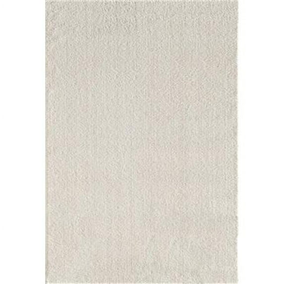 Dynamic Rugs SI9125900100 Silky Shag Rectangular Rug, Ivory - 7 ft. 10 in. x 10 ft. 10 in.