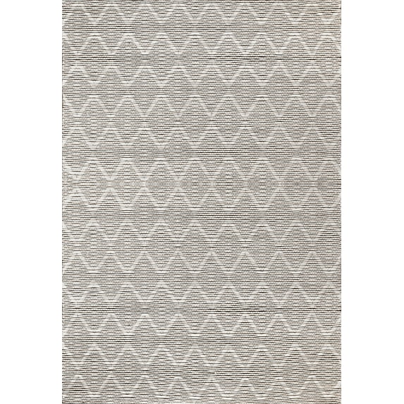 Dynamic Rugs Soul Ivory/Charcoal 8X10 Geometric Handmade Area Rug