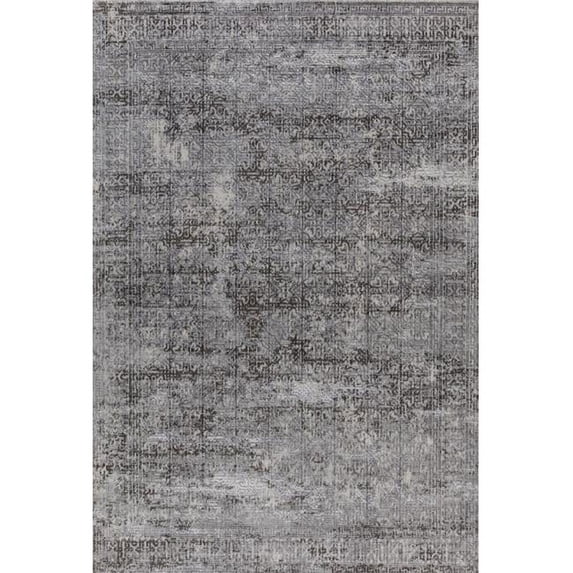 Dynamic Rugs TI463314190 3 ft. 11 in. x 5 ft. 7 in. Torino 3314 Rectangle Contemporary Area Rug - 190 Light Grey