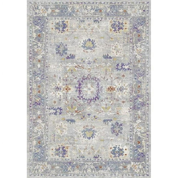 Dynamic Rugs Valley Machine-made 7981 Grey/gold/blue 9.2x12.10 Rectangle