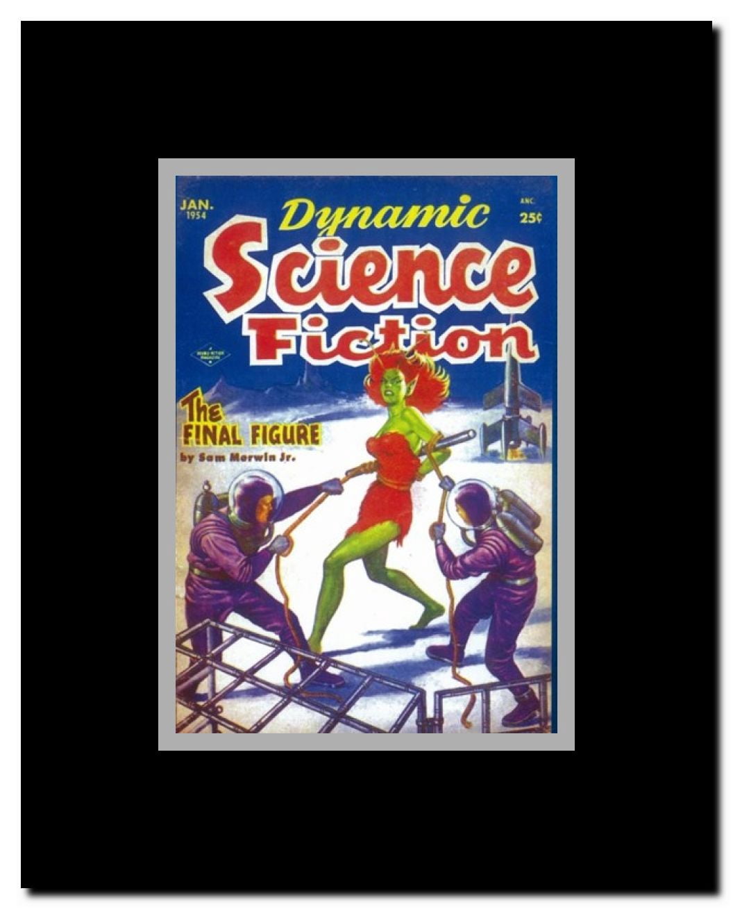 Dynamic Science Fiction (Pulp) Framed Movie Poster