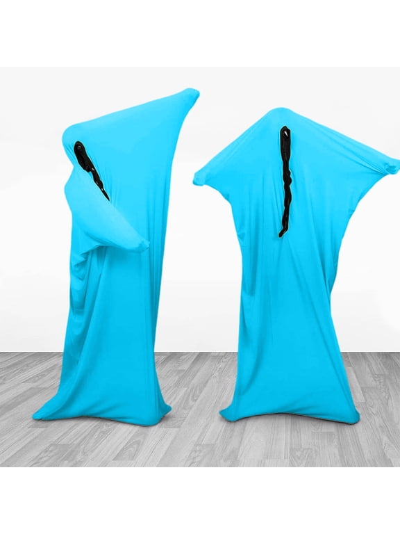 Dynamic Sensory Sock, Usupdd 47in H X 27in W Calming Sensory Sack for Kids 6-9 Years Old, Premium Stretchy Fabric Body Sock for Height 41-51in with All-Side Elastic, Portable Sensory Tool for Home