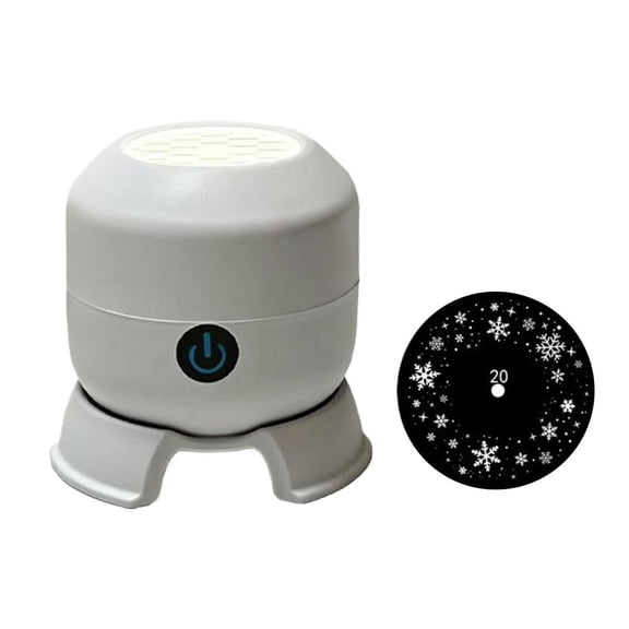 Dynamic Starry Sky & Christmas Snowflake Projector Lamp, Robust Multi-Angle Rotating Atmosphere Night Light, Sturdy Resilient Ocean Wave Bedroom Decor