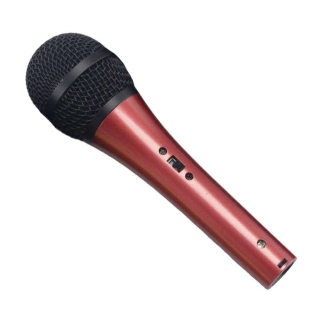 Dynamic Supercardioid XLR Corded Vocal Microphone Stage Karaoke Handheld Mic for Professional Metal Housing Body