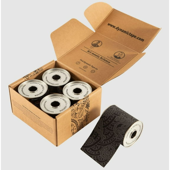 Dynamic Tape Eco, 3in W x 16.5in L - Box of 4 Rolls