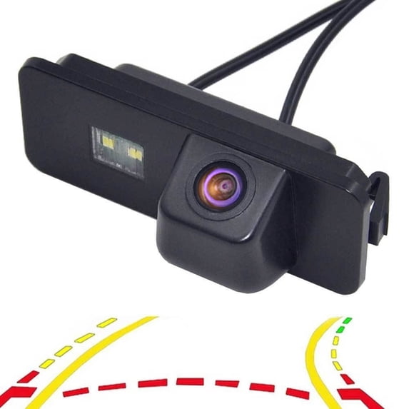 Dynamic Trajectory Tracks Car Rear View Camera for VW GOLF 5 SCIROCCO EOS LUPO PASSAT CC PHAETON BEETLE SEAT VARIANT