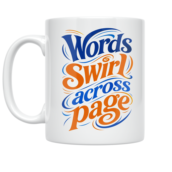 Dynamic Typography Art - Structural Design Enthusiast - 11 oz Ceramic Coffee Mug