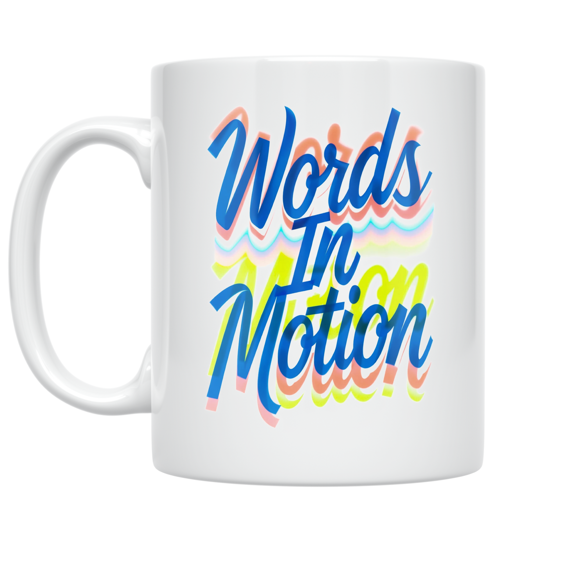 Dynamic Typography Art - Typography Enthusiast - 11 oz Ceramic Coffee Mug