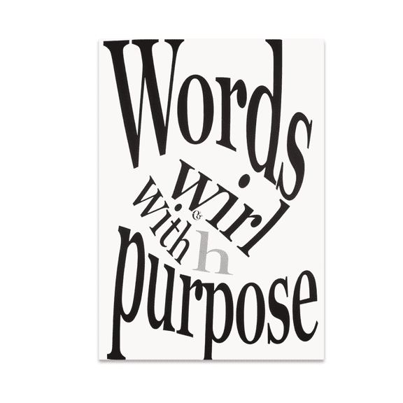 Dynamic Typography Art - Typography Enthusiast - 13x19 Poster Print