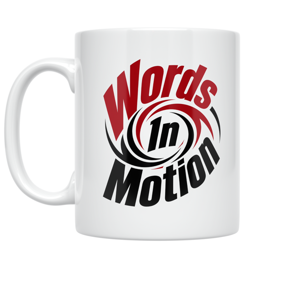 Dynamic Typography Design - Language Enthusiast - 11 oz Ceramic Coffee Mug