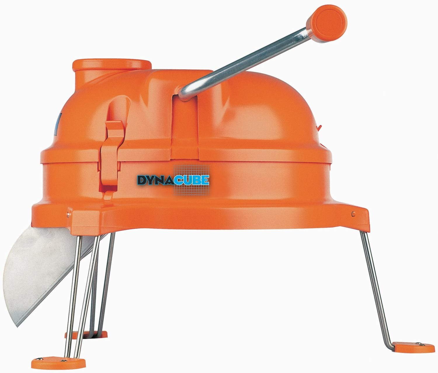 Dynamic Orange 1/8'' Manual Vegetable Dicer with Suction Feet