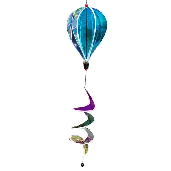 Dynamic Visual Rotating Hot Air Balloon Wind Spinner Suitable for Outdoor Decoration Creates Motion with Gentle Breezes