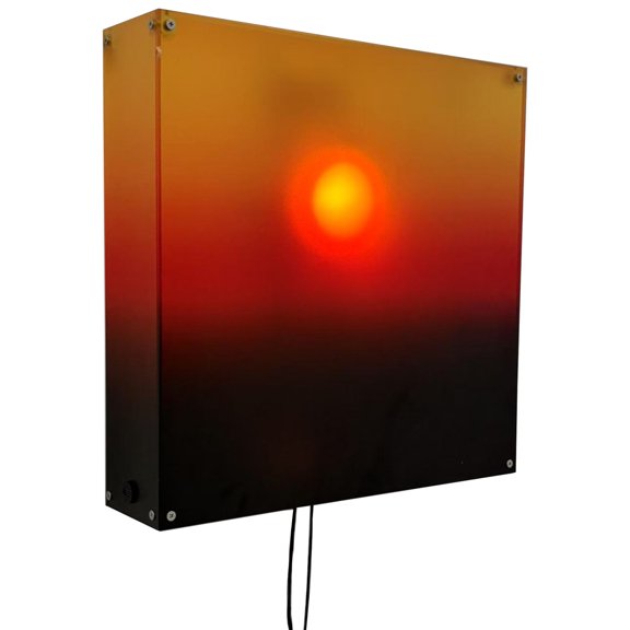 Dynamic Wall Mounted Sunlight Displaying Sunrises Sunset Lamp Offer Customizable Ambiances In Modern Interior