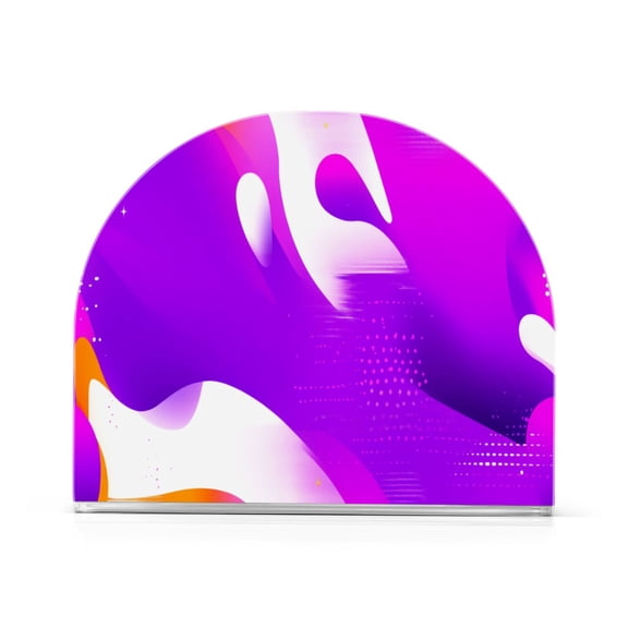 Dynamic Waves Thick U Shape Acrylic Napkin Holder Non Slip Space Saving for Kitchen