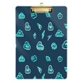 thumbnail image 1 of Dynamic Weather Symbols 12.5x9in Clipboard, Durable Acrylic with Metal Clip and Wall Hook for Office or Classroom, 1 of 10