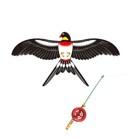 Dynamic Wing Kites with Fishing Rod Line Dynamic Kites Winds Kites Flying Toy for Children EasyFly Kites Outdoor Toy