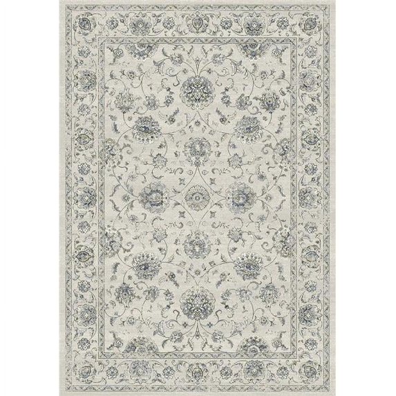 DynamicRugs AN212571266666 57126 Ancient Garden Collection 2.2 x 11 in. Traditional Rectangle Rug, Cream