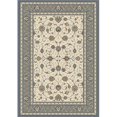 thumbnail image 1 of DynamicRugs AN28571206454 57120 Ancient Garden Collection 2.2 x 7.7 in. Traditional Rectangle Rug, Ivory & Light Blue, 1 of 7
