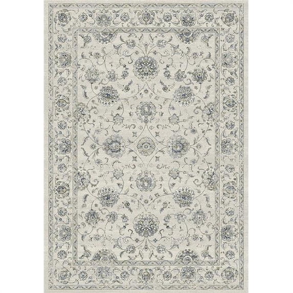 DynamicRugs AN69571266666 57126 Ancient Garden Collection 5.3 x 7.7 in. Traditional Rectangle Rug, Cream