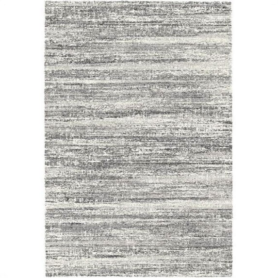 DynamicRugs MR710230946258 23094 Mehari Collection 6.7 x 9.6 in. Contemporary Rectangle Rug, Black & White