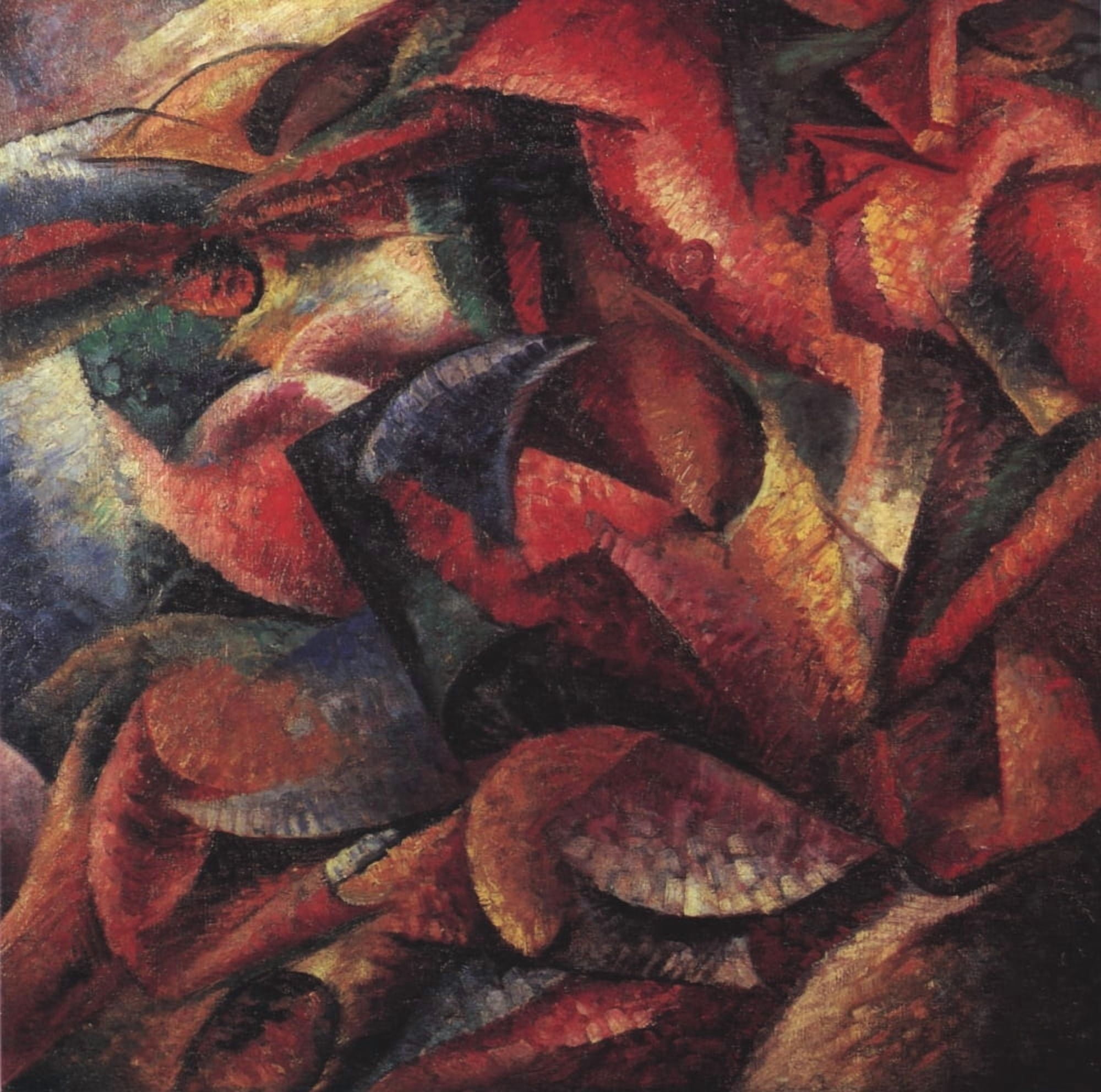 Dynamism of a human body 1913 Canvas Art - Umberto Boccioni (18 x 24)