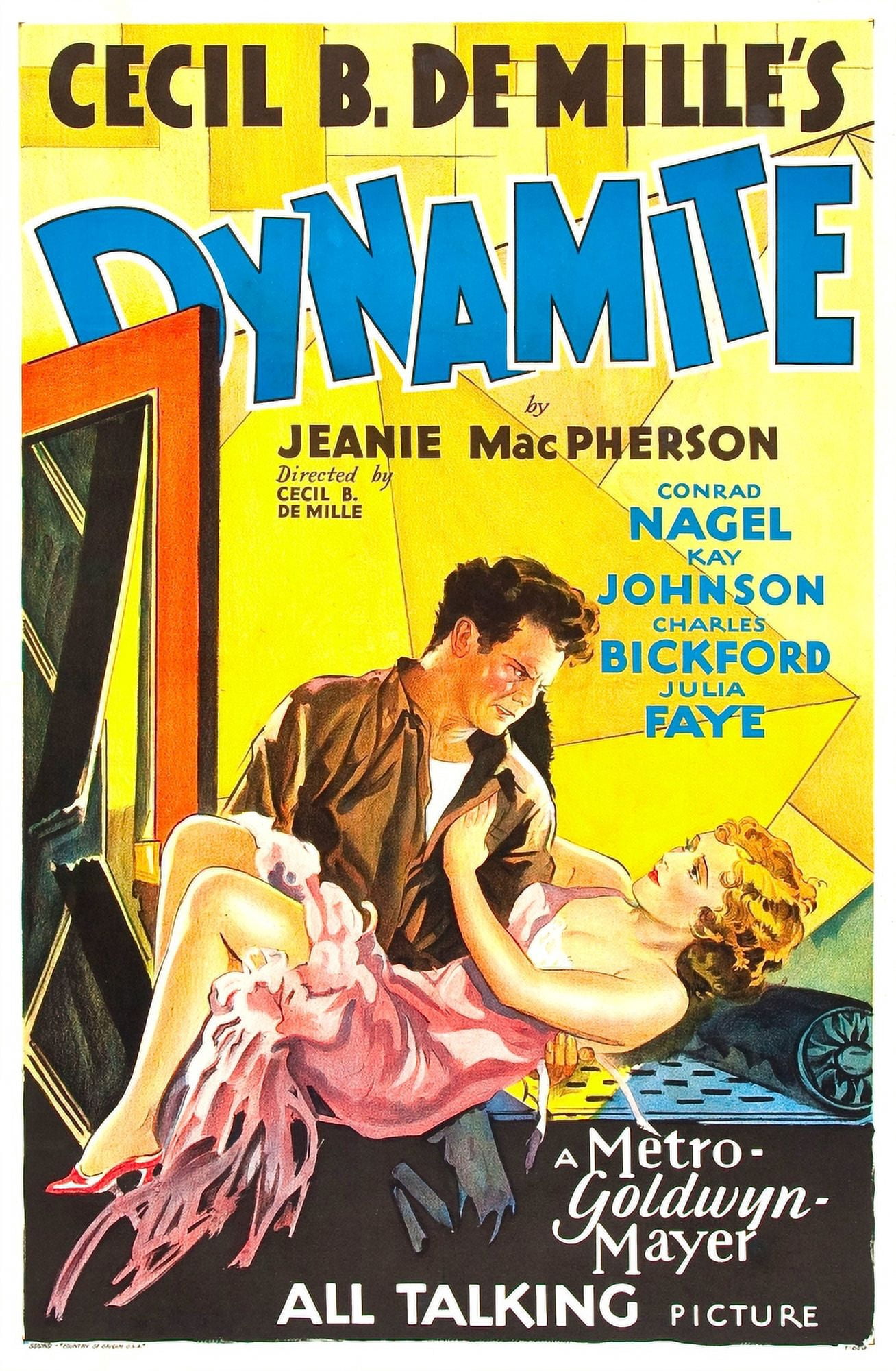 Dynamite Canvas Art -  (11 x 17)
