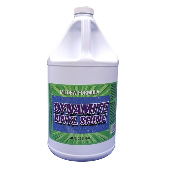 Dynamite Vinyl Shine Mildew Formula Tents Bounce Houses Water Slides, 1 Gallon