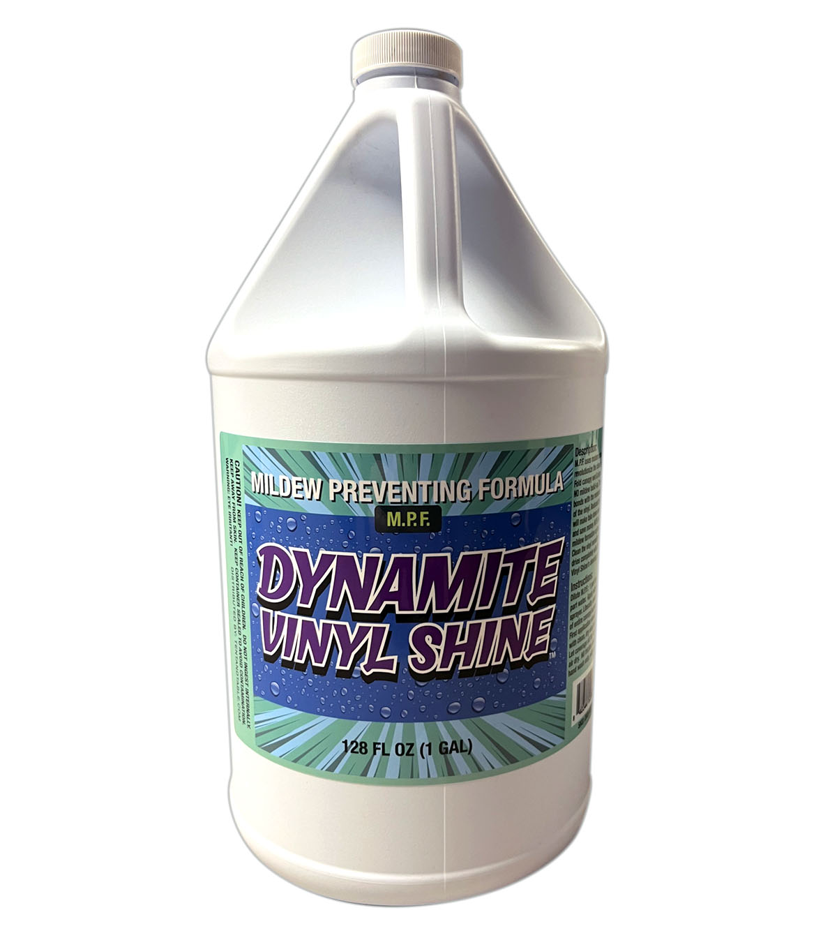 Dynamite Vinyl Shine Miracle Tent Mildew Prevention for Canopy Bounce Houses Water Slides, 1