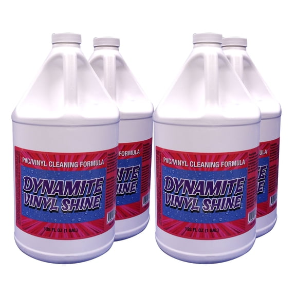 Dynamite Vinyl Shine Premium Cleaner Party Wedding Event Tents, 4 Gallons