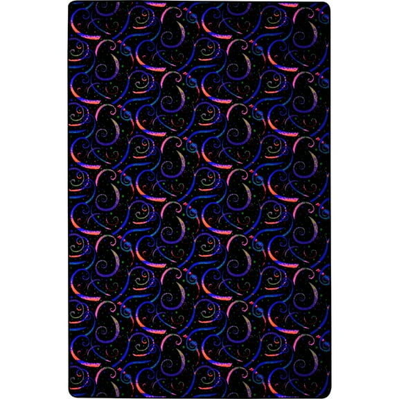 Dynamo 6' x 9' area rug in color Fluorescent
