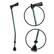 Dynamo Cyclone Cane Green- The Best Cane Ever - Designed for Stability and Balance - Standard and Adjustable Walking Cane, Heavy Duty, Travel-Friendly and Stylish - for Seniors, Men, and Women