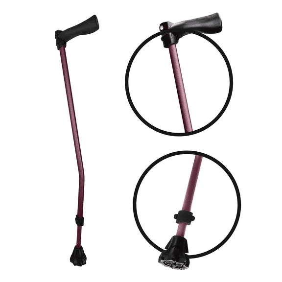Dynamo Cyclone Cane (Purple)- The Best Cane Ever - Designed for Stability and Balance - Standard and Adjustable Walking Cane, Heavy Duty, Travel-Friendly and Stylish - for Seniors, Men, and Women