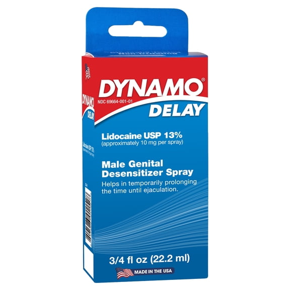 Dynamo Delay Male Desensitizing Spray with 270  Sprays Per Bottle