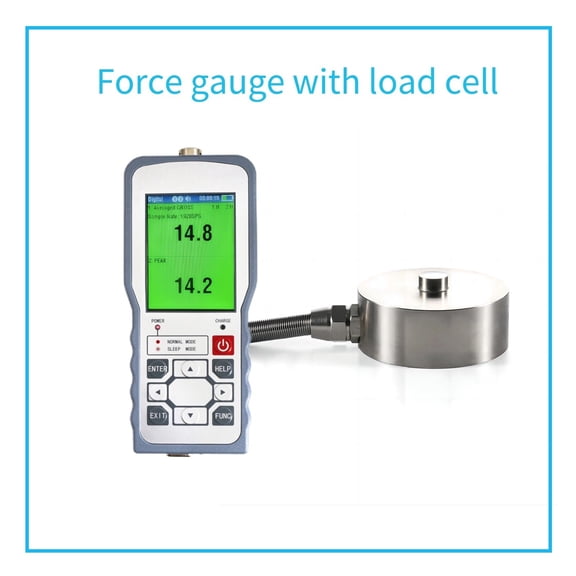 Dynamometer With Load Cell, Single-Point Diaphragm Bellows Type Load Cell Sensor And Force Gauge,Test Compression Force Weight ,Easy to Operate