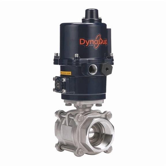 Dynaquip Controls 2" FNPT Stainless Steel Electronic Ball Valve 2-Way E3S28AJE07