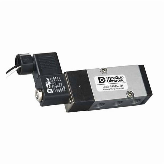 Dynaquip Controls Solenoid Air Control,1/4",12VDC 145750.04