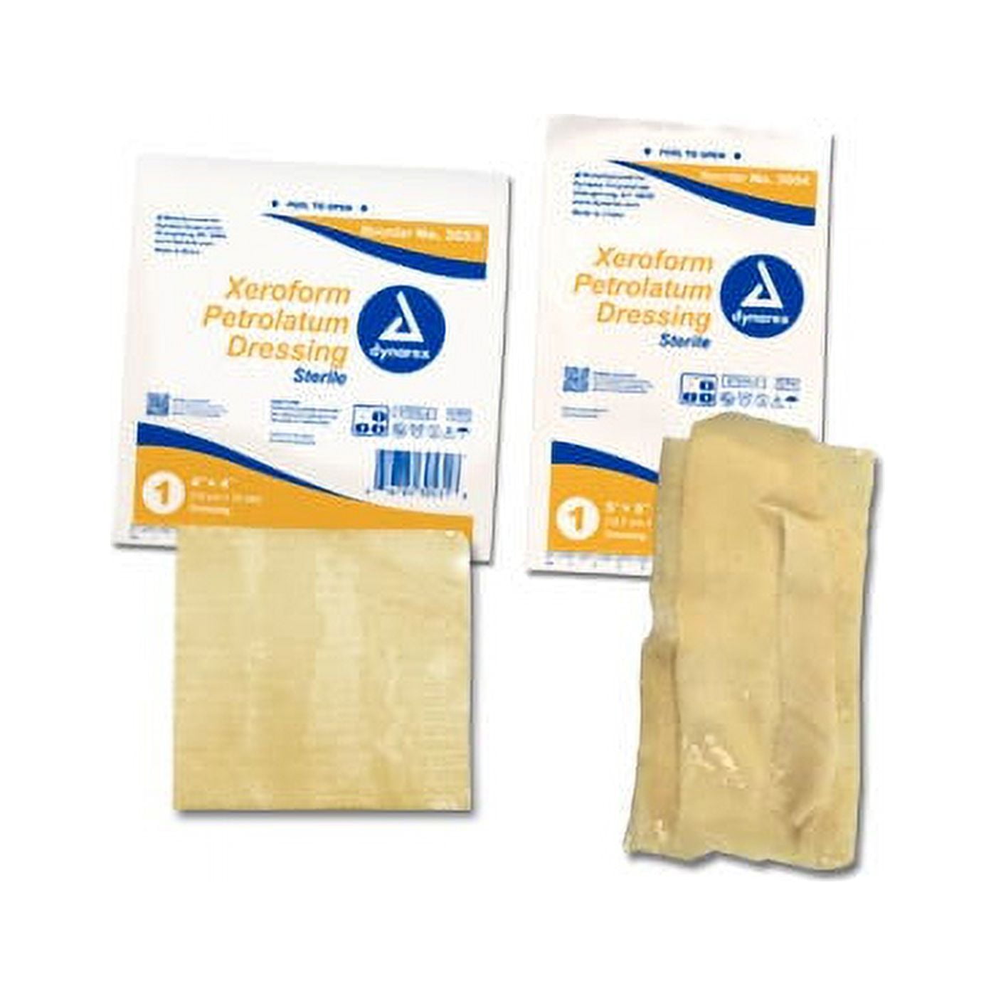 Dynarex 3053 Xeroform Gauze Dressing 4 in. x 4 in. (Pack of 3