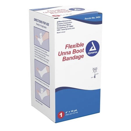 Dynarex 3454, Dynarex Unna Boot, Gauze, NonSterile, 12/Case (413292_CS) 34542012