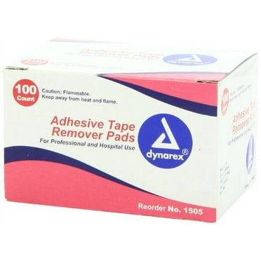 Dynarex Adhesive Tape Remover Pad 100 Each