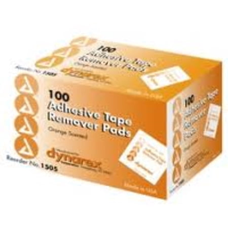 Dynarex Adhesive Tape Remover Pad 100 ea