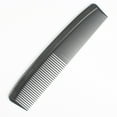 thumbnail image 1 of Dynarex Fine Toothed Comb - Plastic Hair Comb With Fine & Extra Fine Teeth - Grooming Accessories For Straightening, Styling, Parting & Detangling - 5-Inch, 12 Combs Per Bag, 20 Bags,Black, 1 of 3