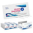 thumbnail image 1 of Dynarex Alcohol Swabsticks, Medical-Grade and Sanitizing, Saturated with 70% Isopropyl Alcohol, 4 Inches, 3 Swabsticks per Packet, Case of 250 Packets, 1 of 7