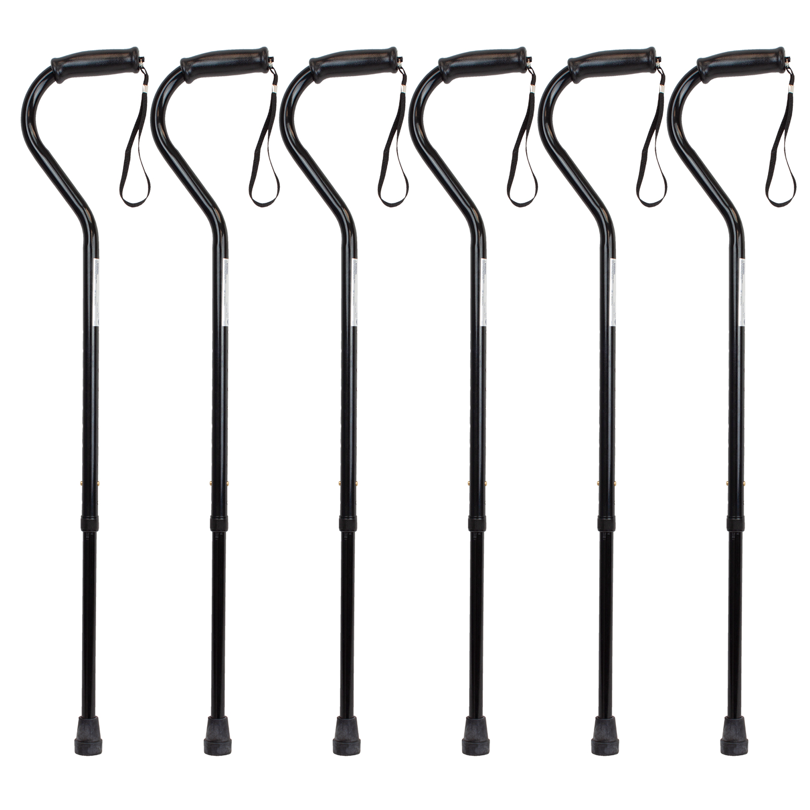 Dynarex Bariatric Offset Cane, Provides Mobility Support with Offset Handle and Includes Wrist