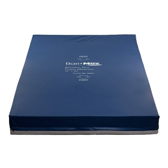 Dynarex Bariatric Plus Foam Mattress, 600 lb Capacity, Tri-Layer Foam, Waterproof Cover, 42 x 80