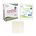 thumbnail image 1 of Dynarex CuraFoam Foam Dressings, Non-Bordered, Sterile, Provides Cushioned and Moist Wound Care, Used for Medium to Heavy Exuding Wounds, 4" x 4.25", 1 Box of 10 CuraFoam Dressings, 1 of 7
