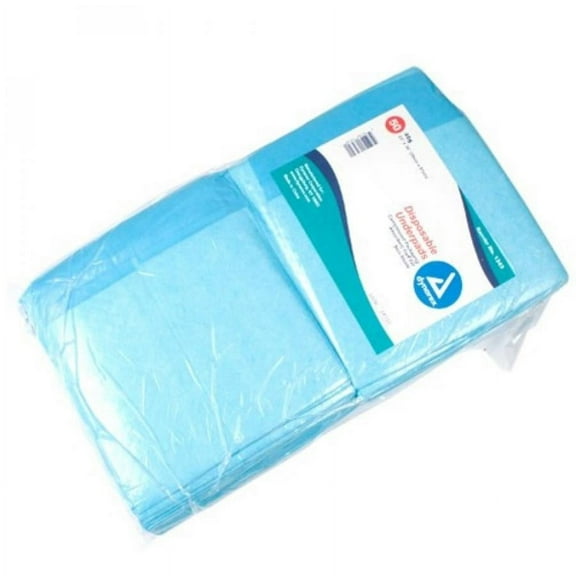 Dynarex Disposable Underpads, Light Absorbency, 23 x 24 Inch, 100 Count