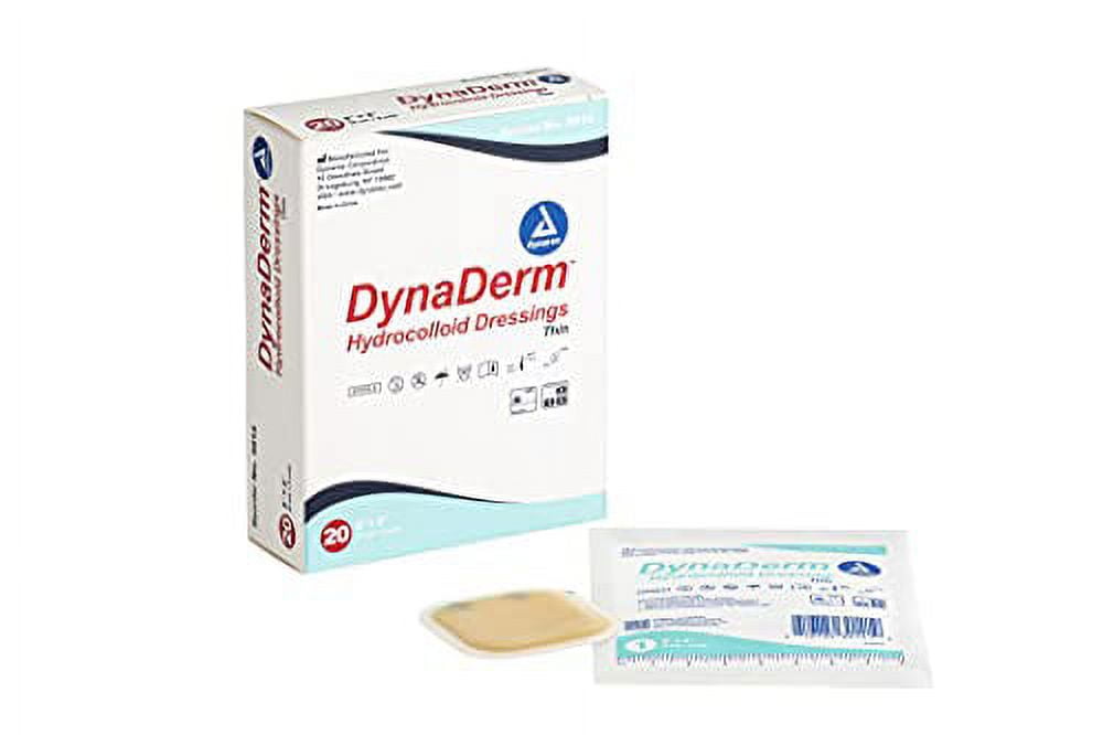 Dynarex DynaDerm Hydrocolloid Dressings Sterile Moist Bandages Used
