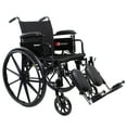 thumbnail image 1 of Dynarex DynaRide Series 4 X-Lite Wheelchair with Elevated Leg Rest, Black Nylon Upholstery, Weight Capacity of 300 Pounds, Black Frame, 1 DynaRide Series 4 X-Lite Wheelchair with Elevated Leg Rest, 1 of 7
