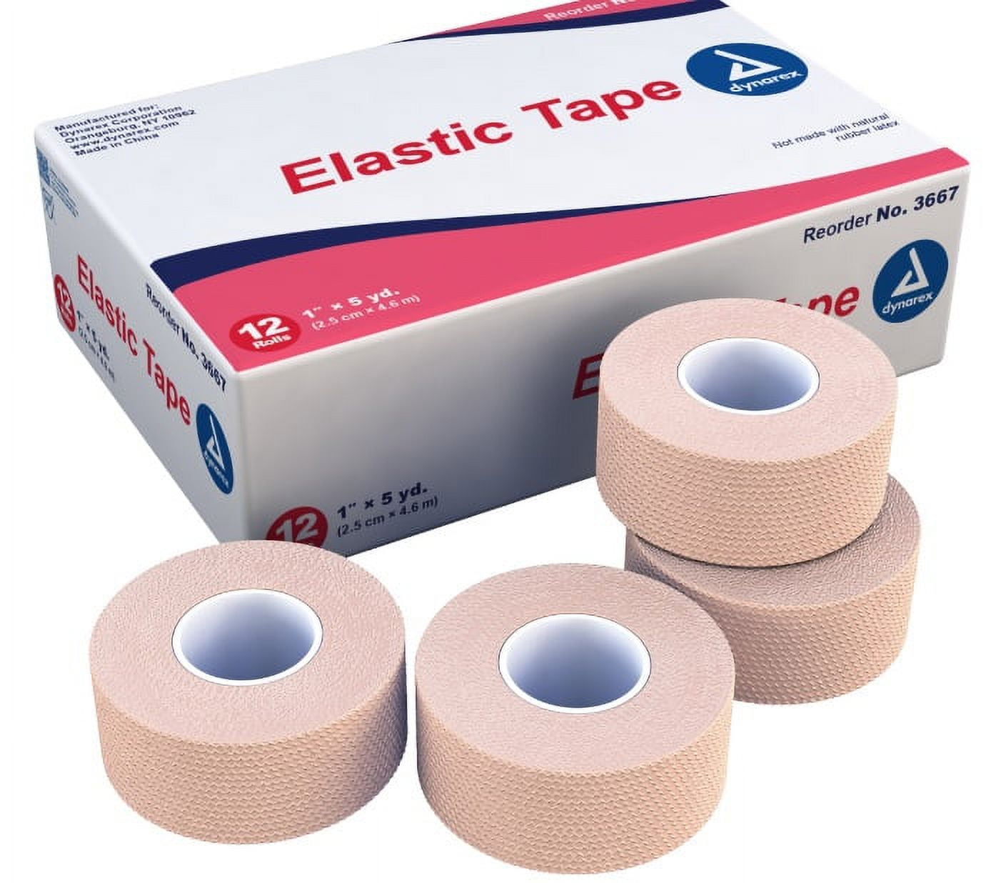 First Aid Only 579-90885 1 in. 5 yd Elastic Tape - 12 per Box